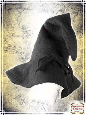 Wizard Hat Coifs & Hats Leonardo Carbone Black
