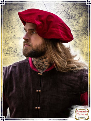 Velvet Beret Coifs & Hats Leonardo Carbone