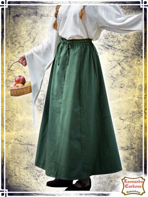 Heavy Cotton Skirt Skirts & Pants Leonardo Carbone Small|Medium Green
