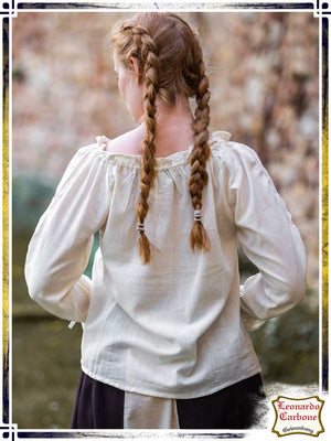 Blouse with Frill Blouses & Tunics Leonardo Carbone