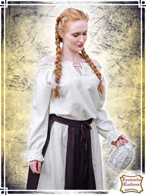 Blouse with Frill Blouses & Tunics Leonardo Carbone