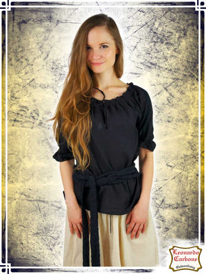 Sandra Blouse Blouses & Tunics Leonardo Carbone Black XSmall