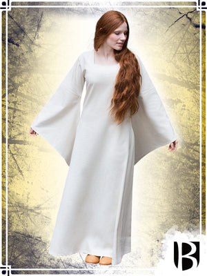 Trumpetsleeve Underdress Klara Dresses Burgschneider Small Natural