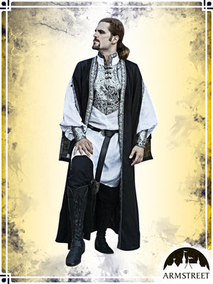 Eastern Europe Overcoat Vests ArmStreet Black|Sliver Small