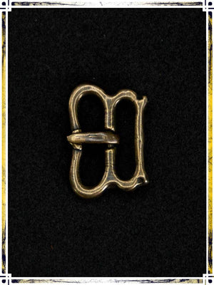 Buckle - Eight Flattened Buckles & Belt Tips Copper Raven