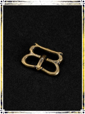 Buckle - Eight Flattened Buckles & Belt Tips Copper Raven