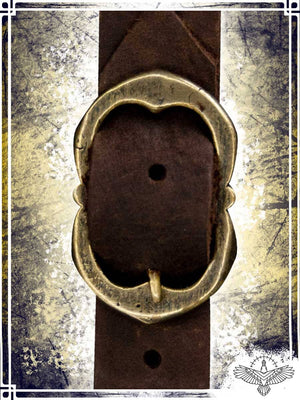 Buckle - Eight Shaped with Petals Buckles & Belt Tips Copper Raven