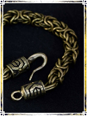Chain Mail Bracelet Jewelry Copper Raven