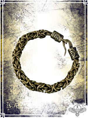 Chain Mail Bracelet Jewelry Copper Raven