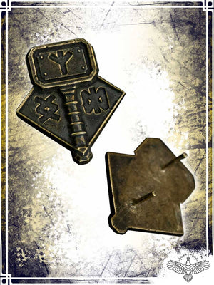Concho - Hammer Reenactment Hardware Copper Raven