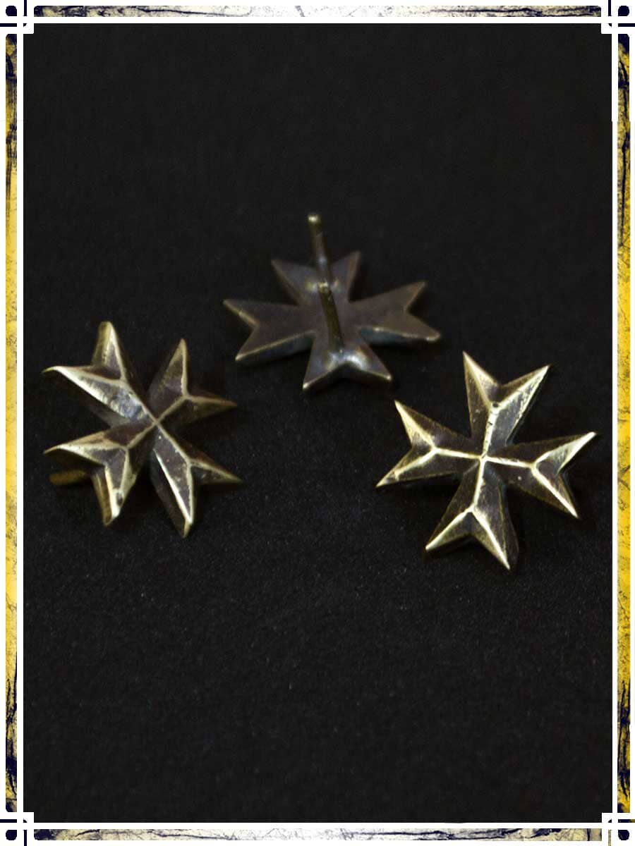 Concho - Maltese Cross Reenactment Hardware Copper Raven