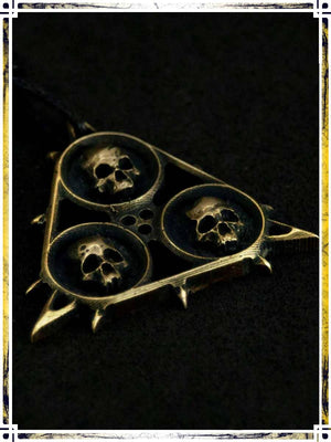 Pendant - Nurgle Skull Jewelry Copper Raven