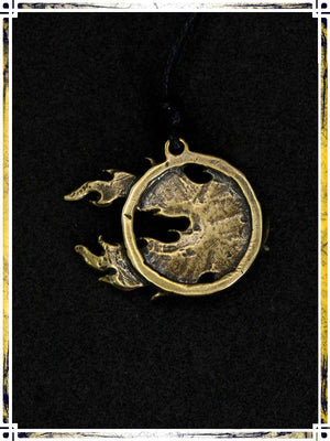 Pendant - Twin Tailed Comet Jewelry Copper Raven