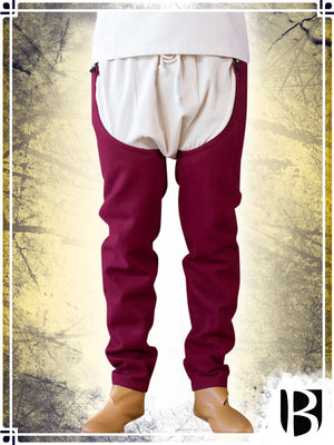 Wool Chausses Bernulf Pants Burgschneider Red Small