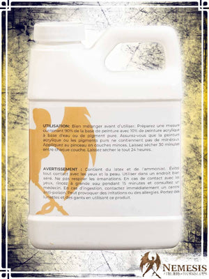 Latex paint base - 473 ml - Nemesis Latex Weapons Supplies Ateliers Nemesis - Artisan