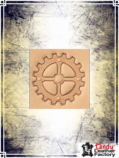 Craftool 3-D Stamp - Sprocket Stamping Tandy Leather 