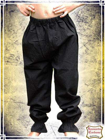 Kid Pants Boys Leonardo Carbone Black XSmall 