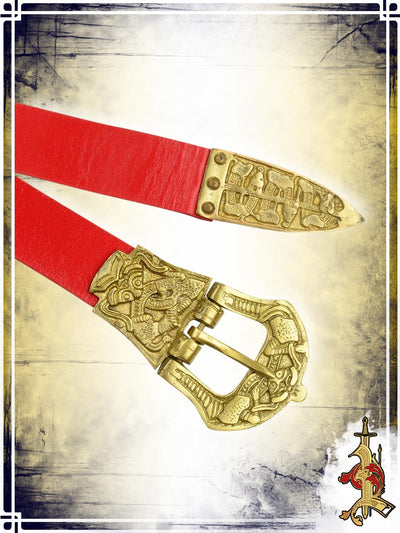Viking Reaver Belt Belts Lord of Battles Red 