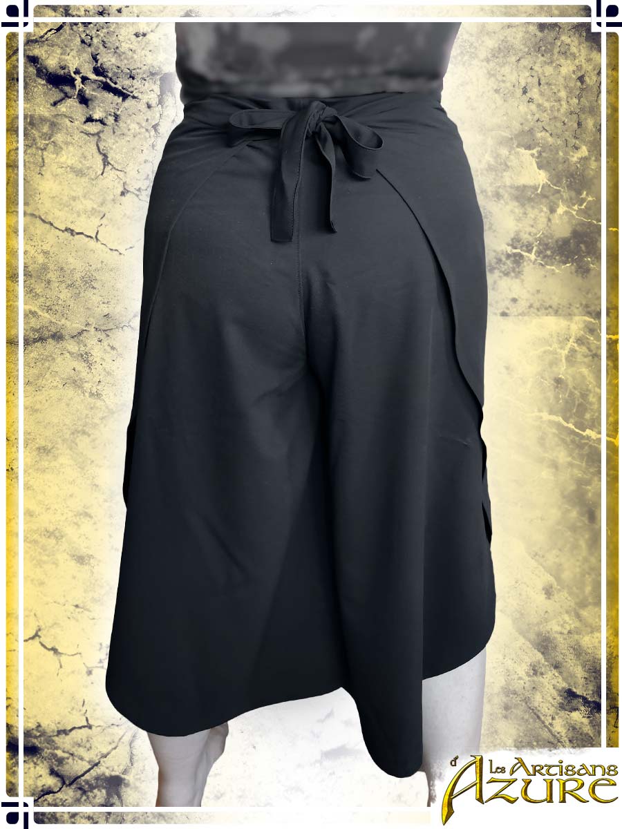 Wrapping Pants Pants Les Artisans d'Azure Black Large|XLarge Short