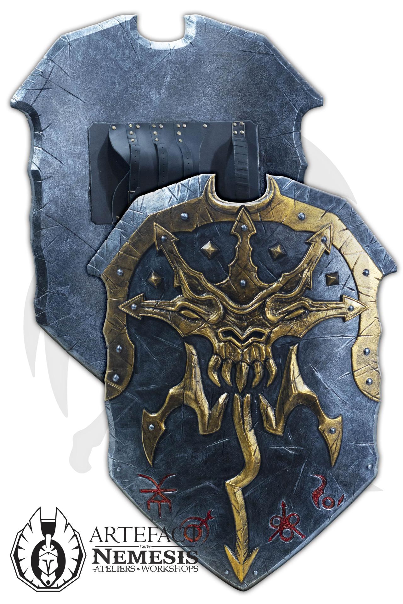 Custom LARP Lord of Chaos Shield