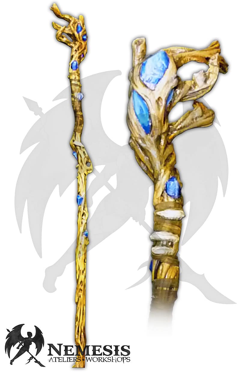 Custom LARP Drudic Mage Staff