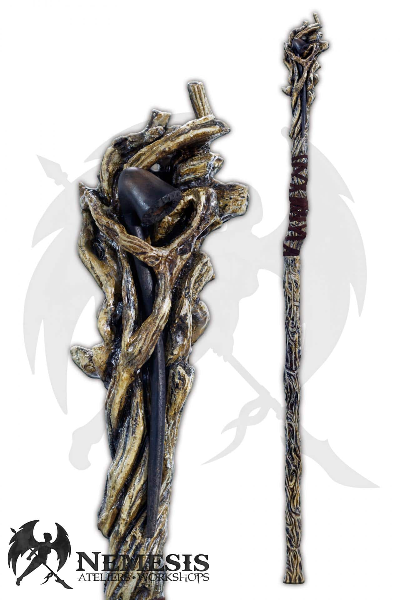 Custom LARP Gandalf Woodeen Mage Staff
