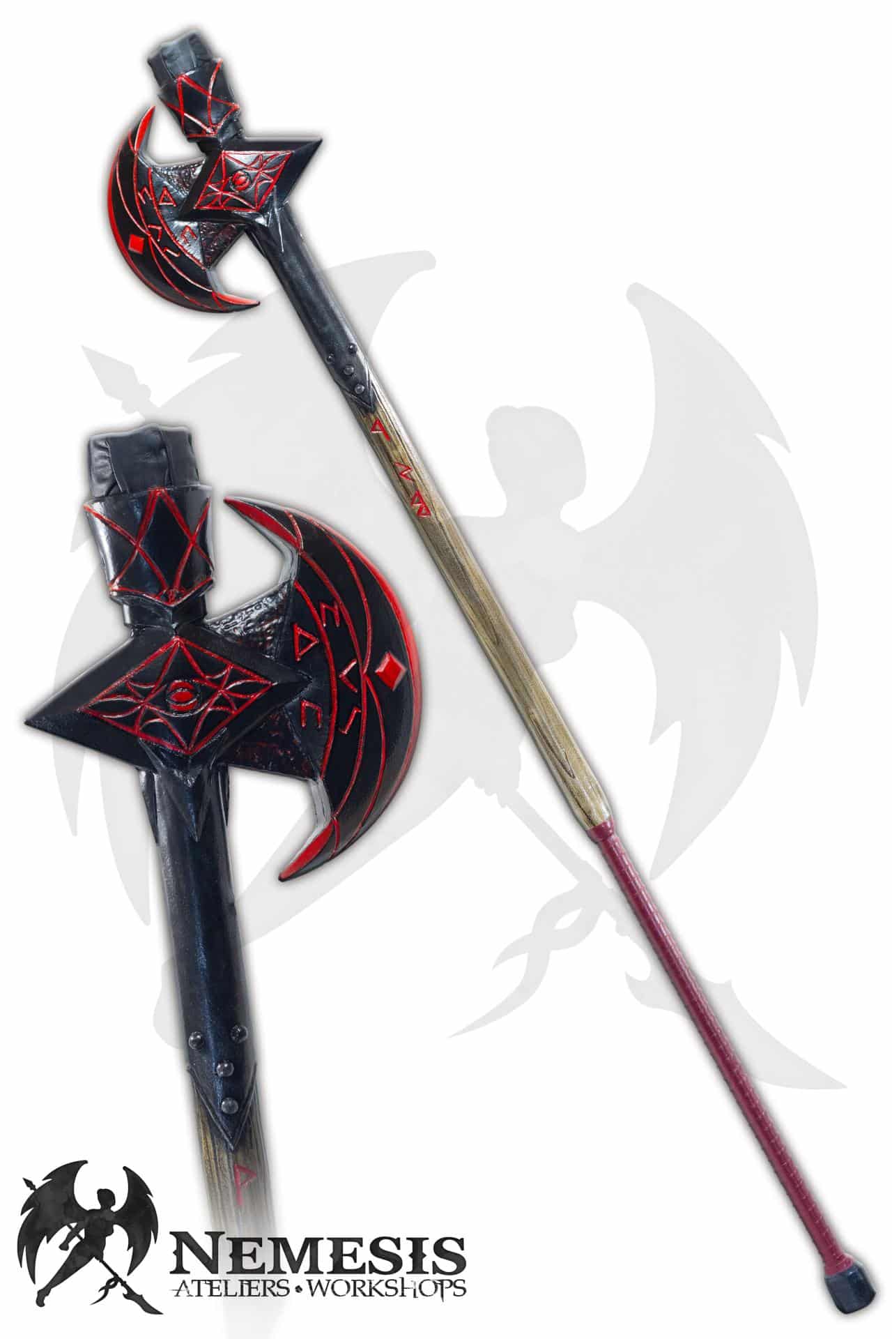 Custom LARP Hallbard of Chaos Polearm