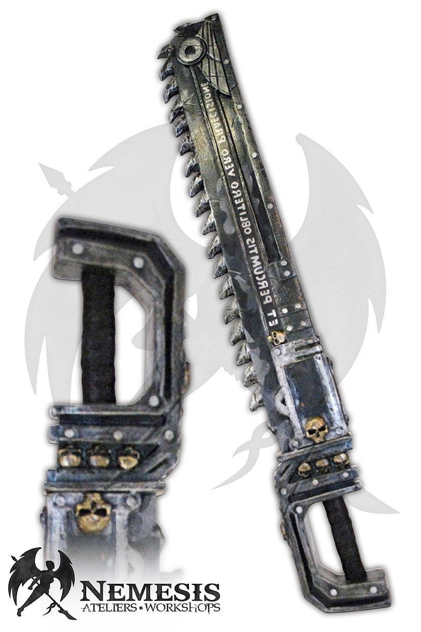 Custom LARP Imperial Chainsword Warhammer