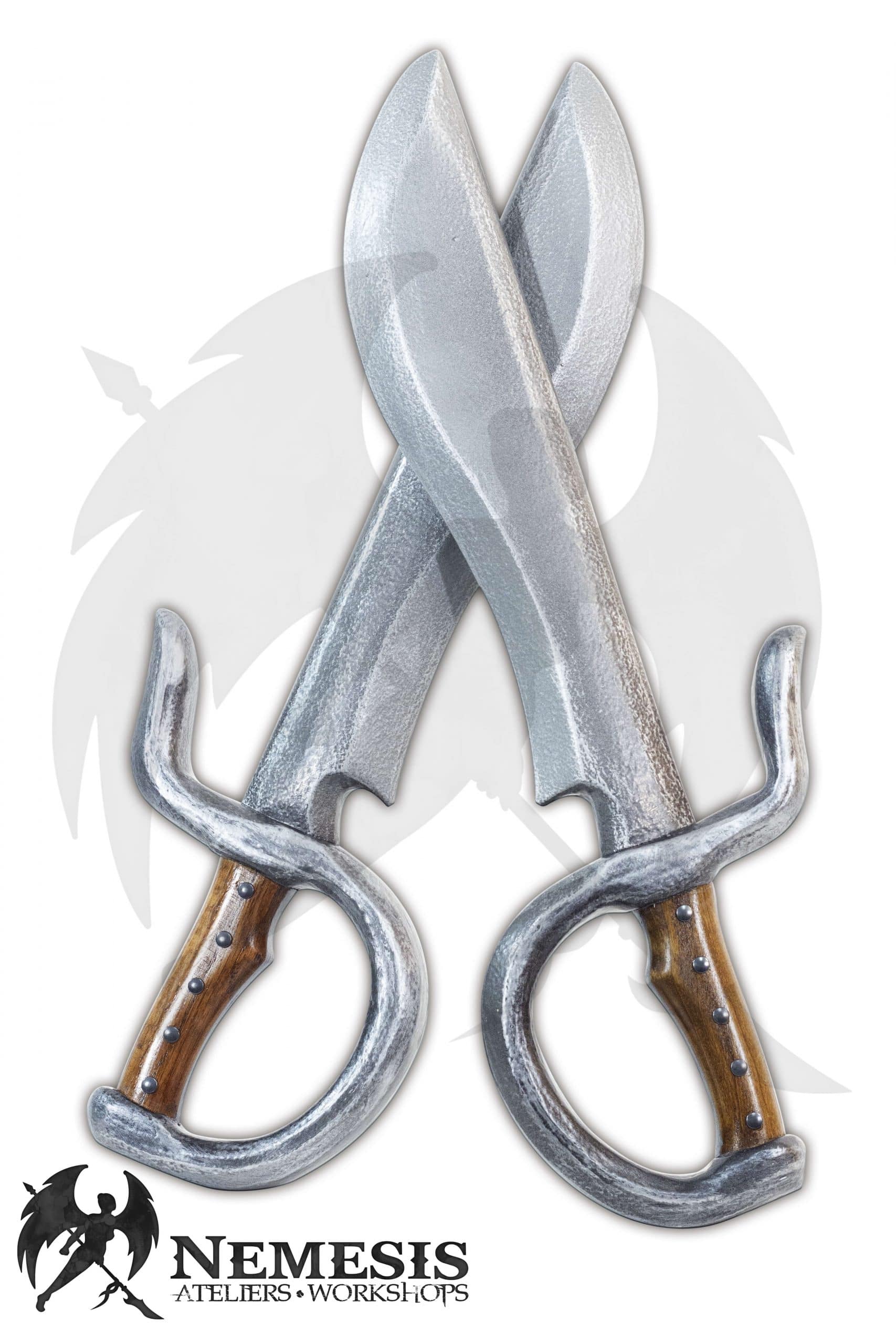 Custom LARP Duo of Corsair Sabers Sword