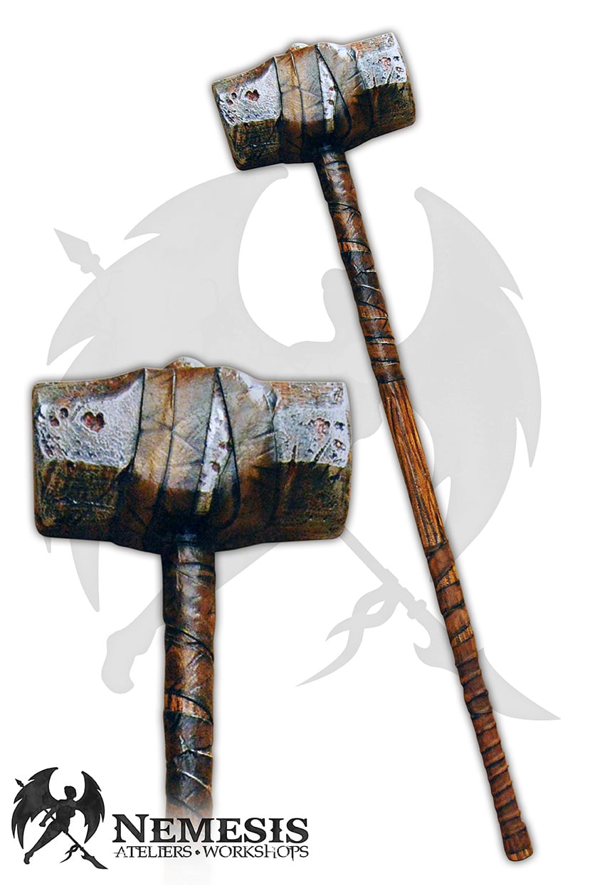 Custom LARP Sledge Hammer Rust Post-Apocalyptic