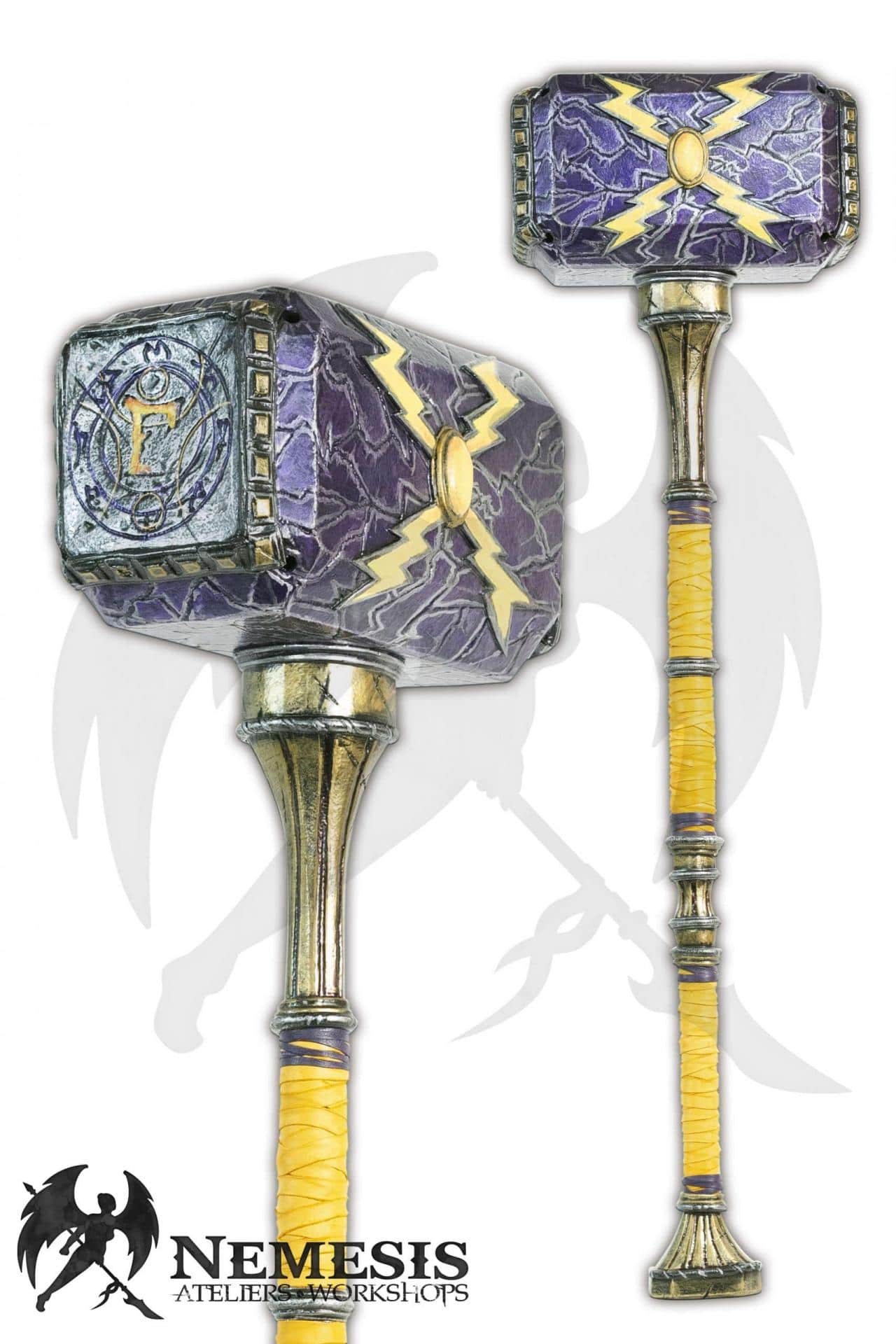 Custom LARP Thunder Hammer Lightning
