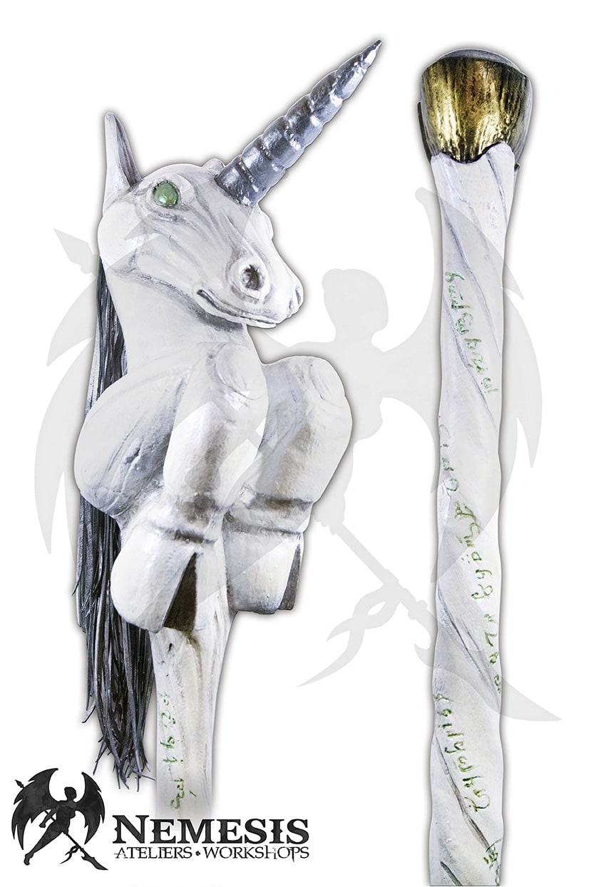 Custom LARP Unicor Mage Staff