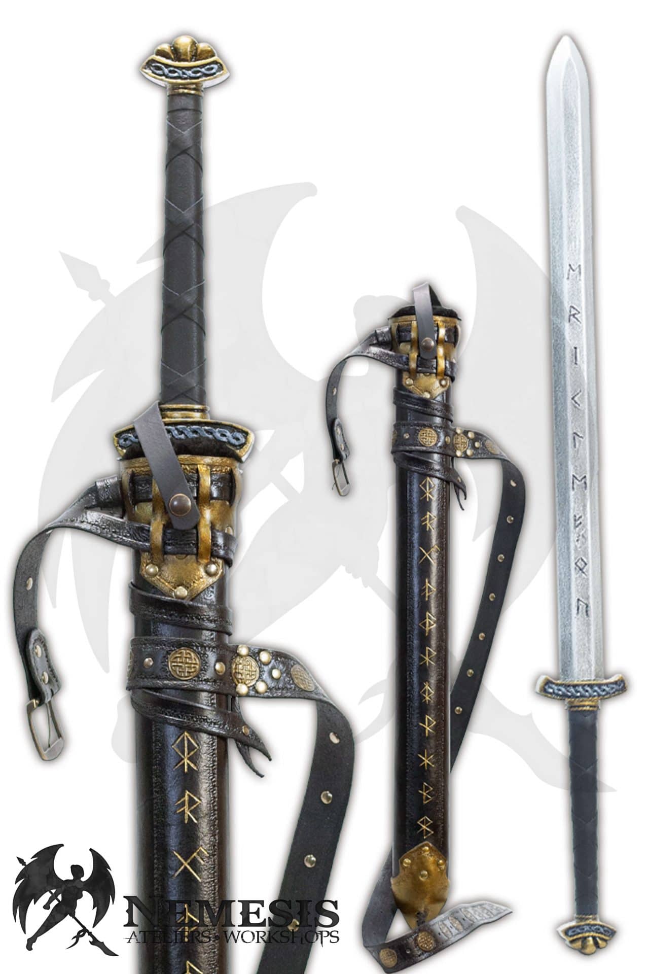 Custom LARP Viking Sword & Scabbard
