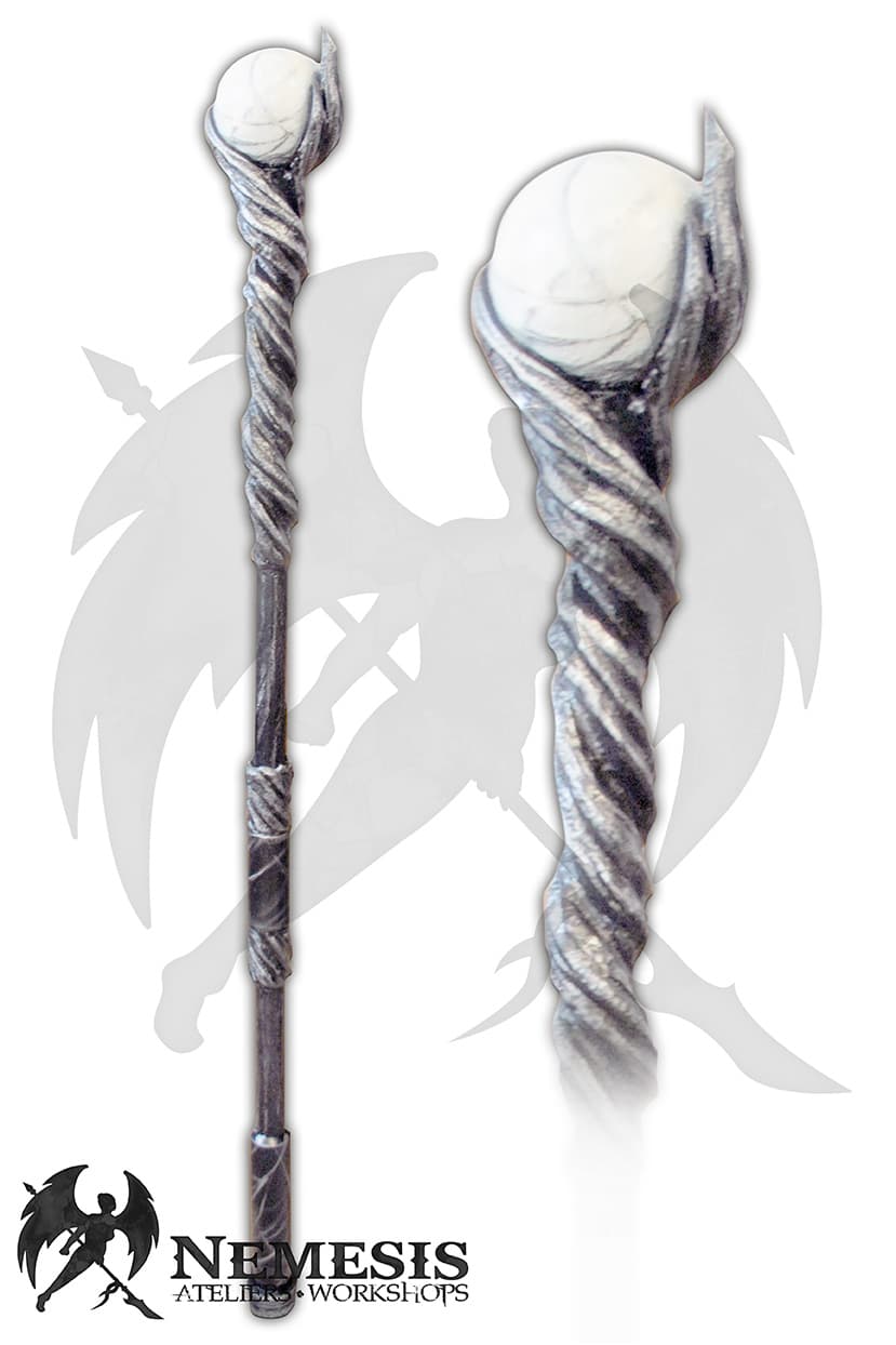 Custom LARP White Mage Staff