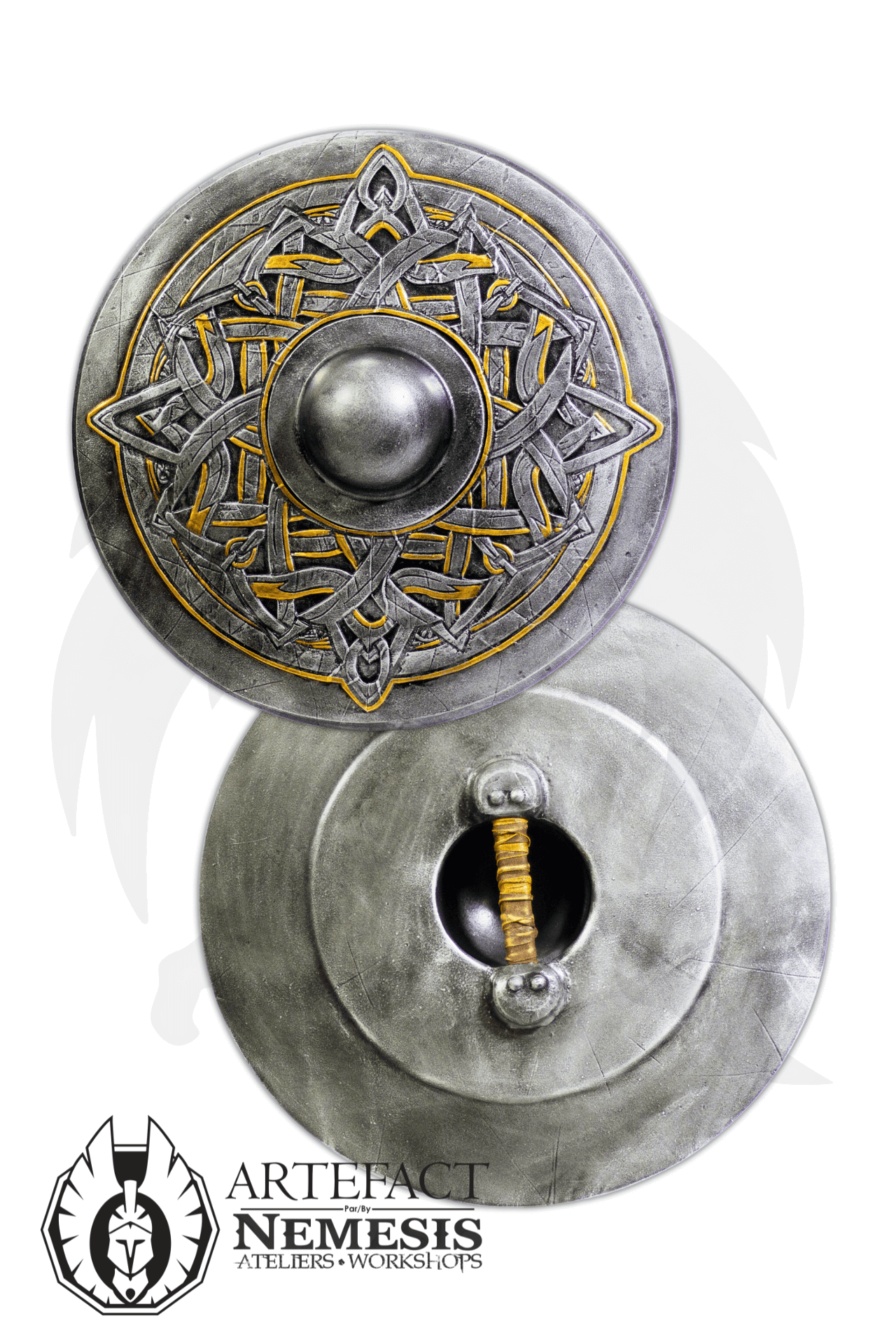 Custom LARP Round Viking Celtic Shield