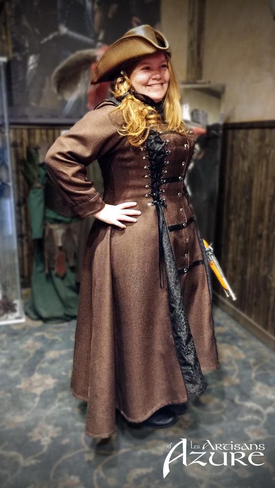 Lady Captain Pirate Coat