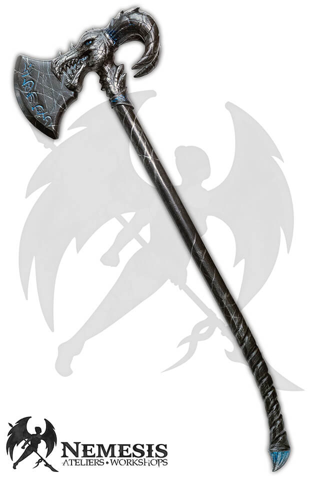 Custom LARP Dragon Axe