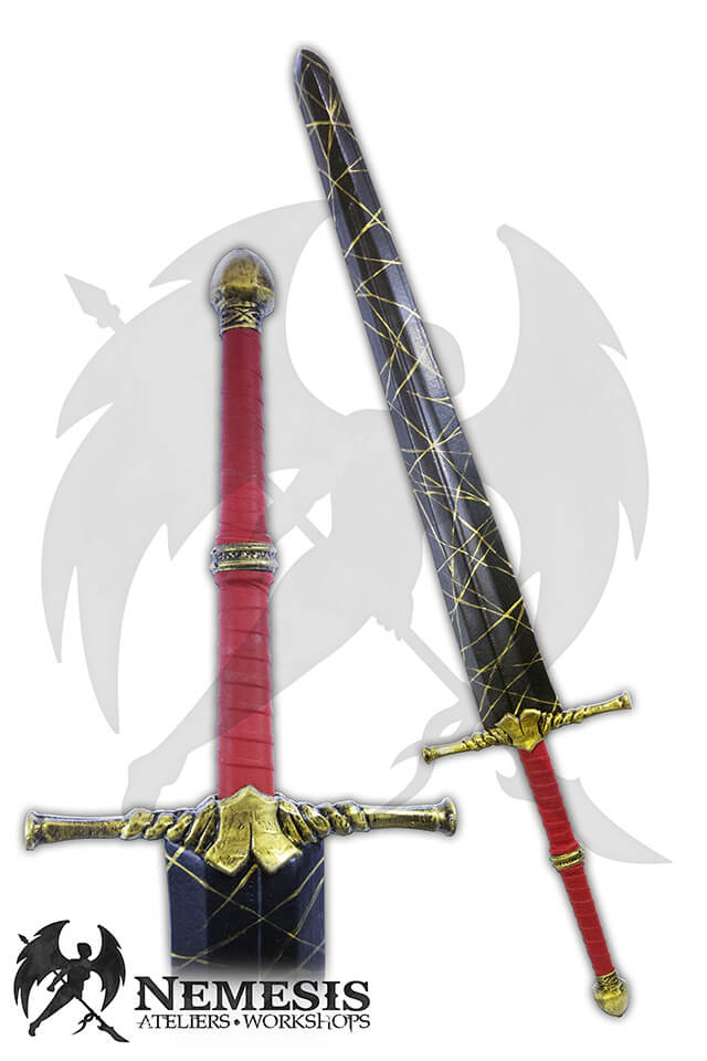 Custom LARP Oversize Red Sword