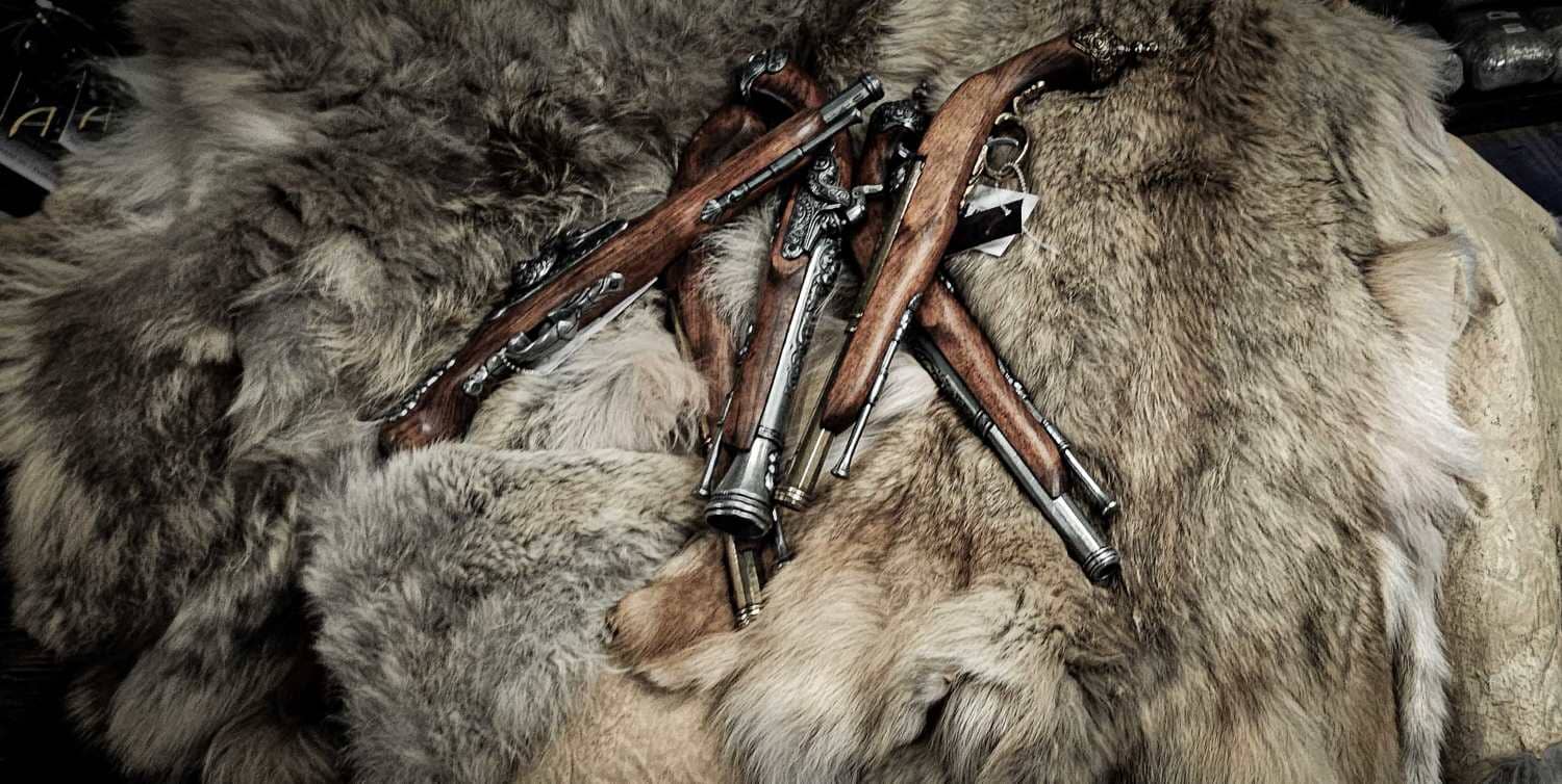 Timeless Elegance: Furs & Historical Pistols