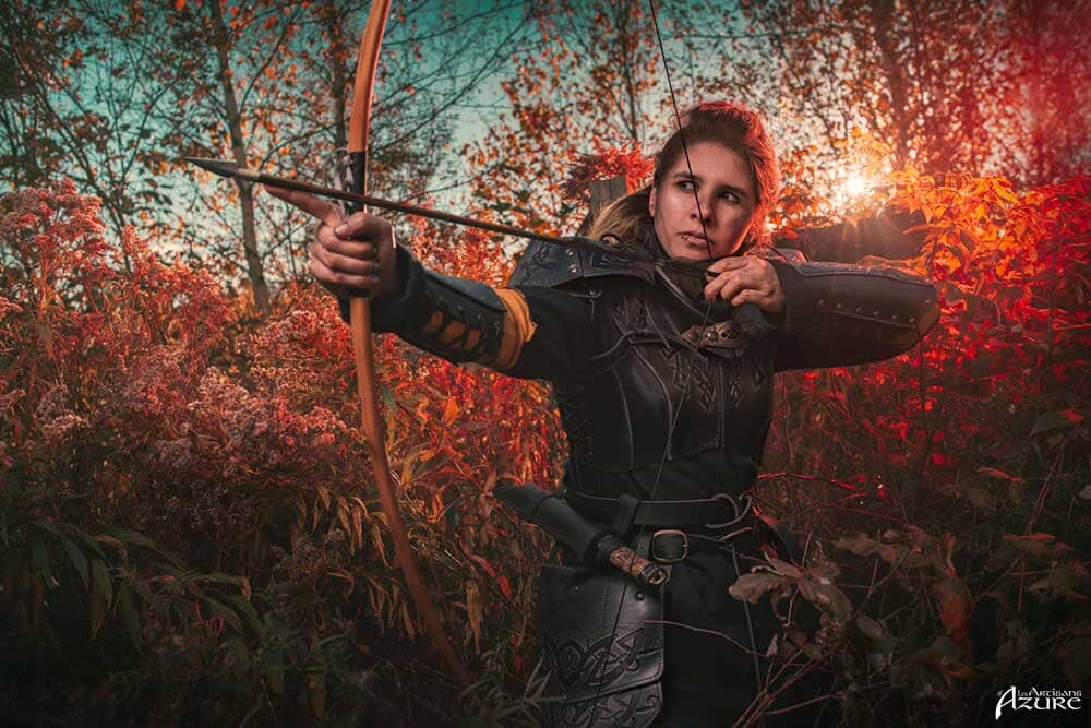 Light Shieldmaiden Leather Armor
