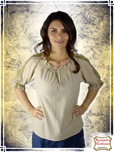 Sandra Blouse Blouses & Tunics Leonardo Carbone Natural 2XLarge 