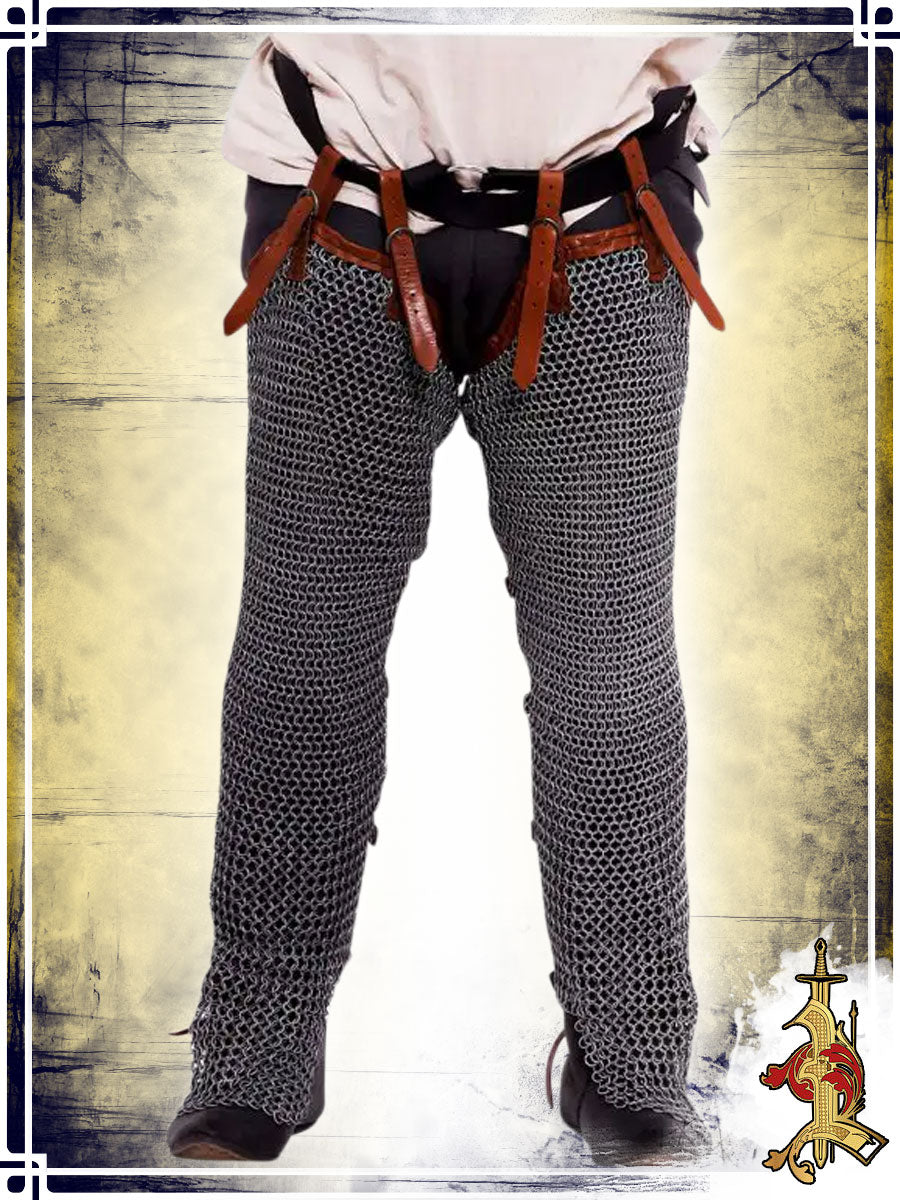 Legging Pair Aluminium Chainmail – 10mm 16ga