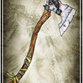Hache tribale - 90 cm 