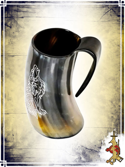 Horn Tankard - Wolf