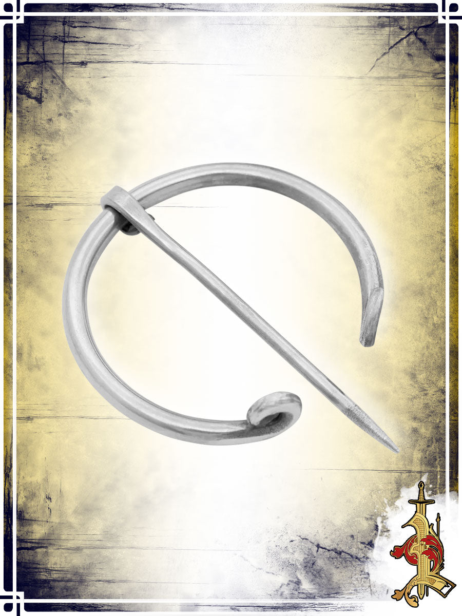 Fibule aux extrémités enroulées - Acier inox