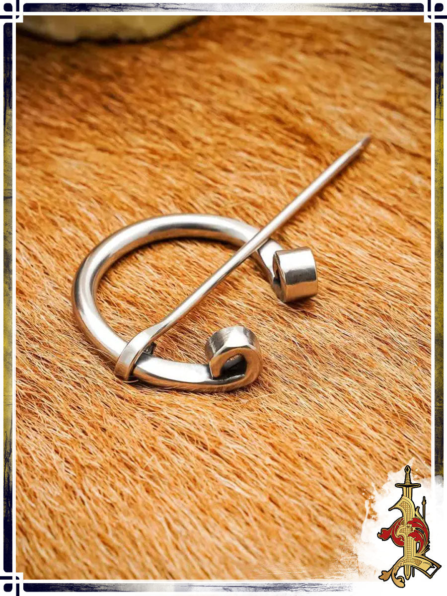 Fibule aux extrémités enroulées - Acier inox