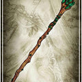 Green Kyanite staff - 72"
