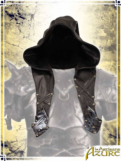 Ashwalker Leather Hood Hoods Les Artisans d'Azure 