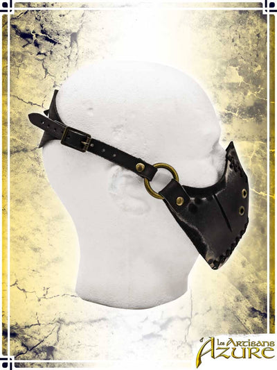 Ashwalker Muzzle Mask Leather Masks Les Artisans d'Azure 