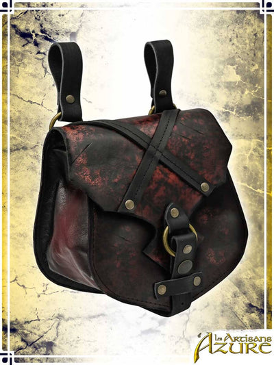 Bloodwalker Pouch Pouches & Bags Les Artisans d'Azure Red|Black 